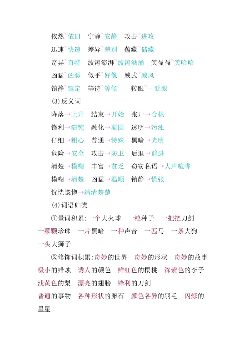 图片[3]-三年级语文下册第七单元知识小结-学霸吧