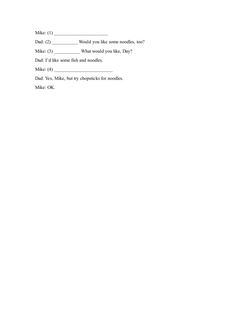 图片[2]-四年级英语上册Unit5_B_Read_and_write同步习题（人教版一起点）-学霸吧