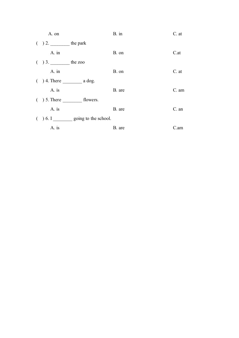 图片[2]-二年级英语上册Unit5_Lesson2课时训练（人教版一起点）-学霸吧