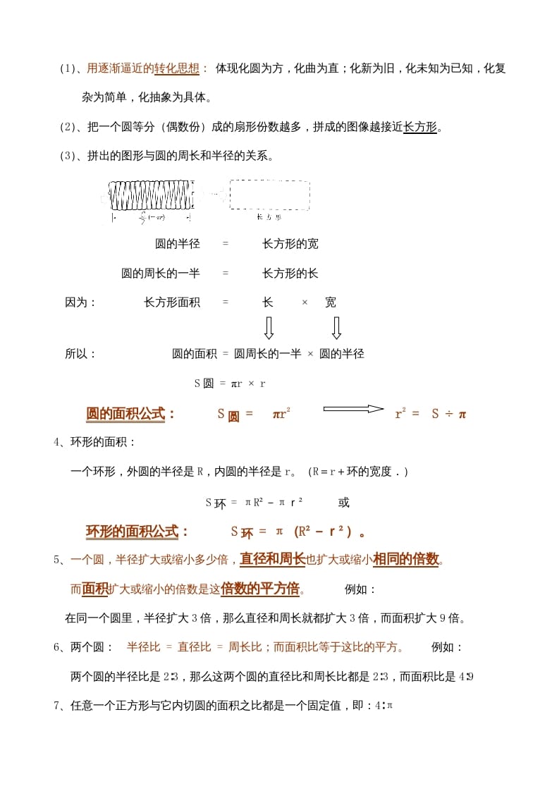 图片[3]-六年级数学上册第3单元归纳总结（人教版）-学霸吧