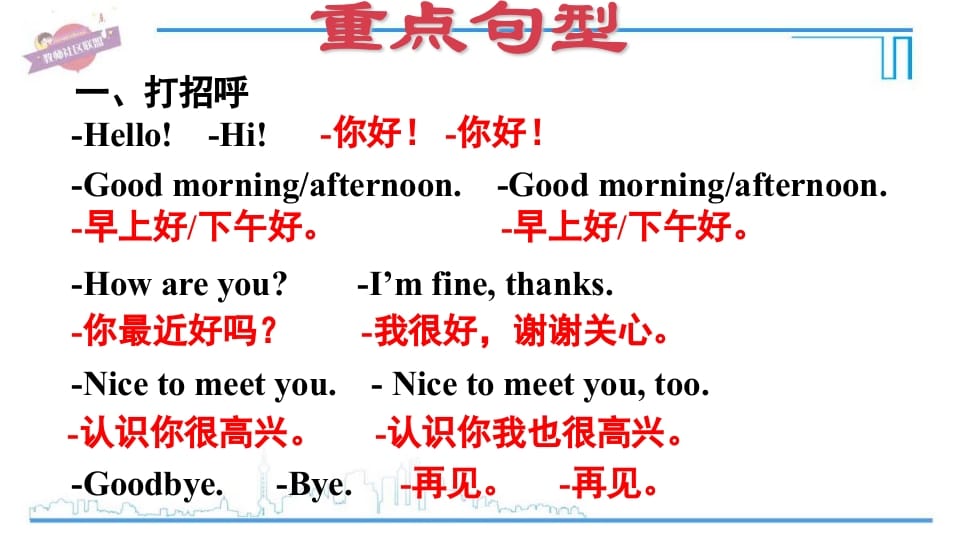 图片[3]-三年级英语上册期末复习专项二常用句型（人教PEP）-学霸吧