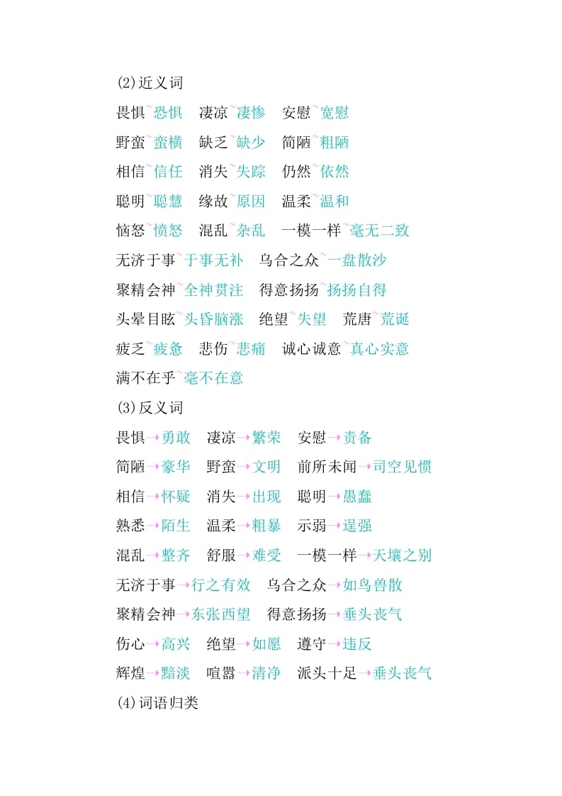 图片[2]-六年级语文下册第二单元知识小结-学霸吧