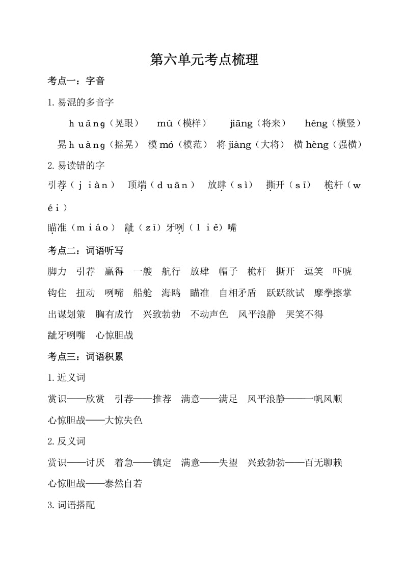 五年级数学下册第六单元考点梳理人教部编版-学霸吧