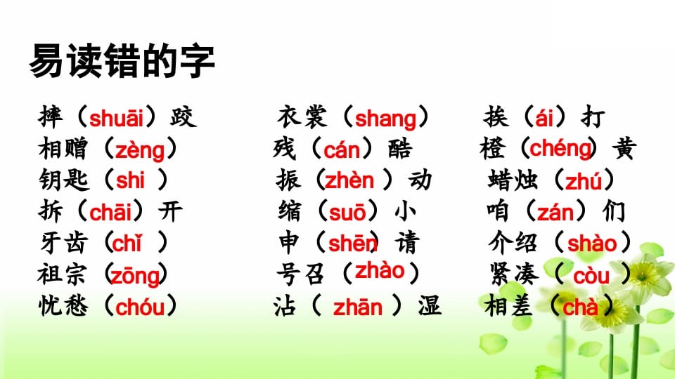 图片[2]-三年级语文上册生字专项复习（部编版）-学霸吧