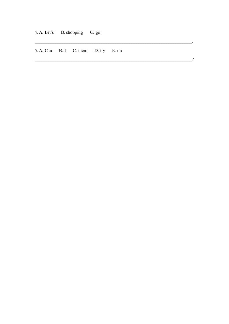 图片[2]-四年级英语上册Lesson31_课时训练（人教版一起点）-学霸吧