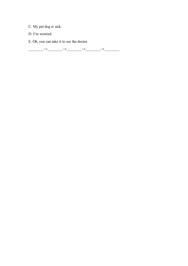 图片[2]-六年级英语上册Unit4_Lesson1课时训练（人教版一起点）-学霸吧