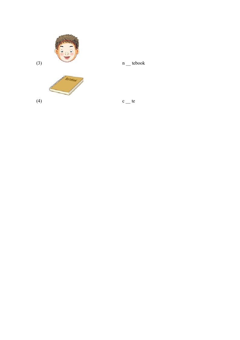 图片[3]-四年级英语上册Unit4_A_同步习题（人教版一起点）-学霸吧