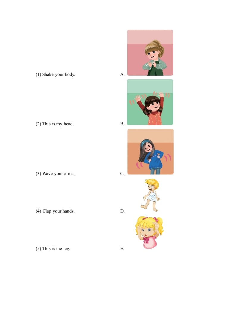 图片[2]-三年级英语上册Unit3_B_Let’s_learn同步习题(1)（人教版一起点）-学霸吧