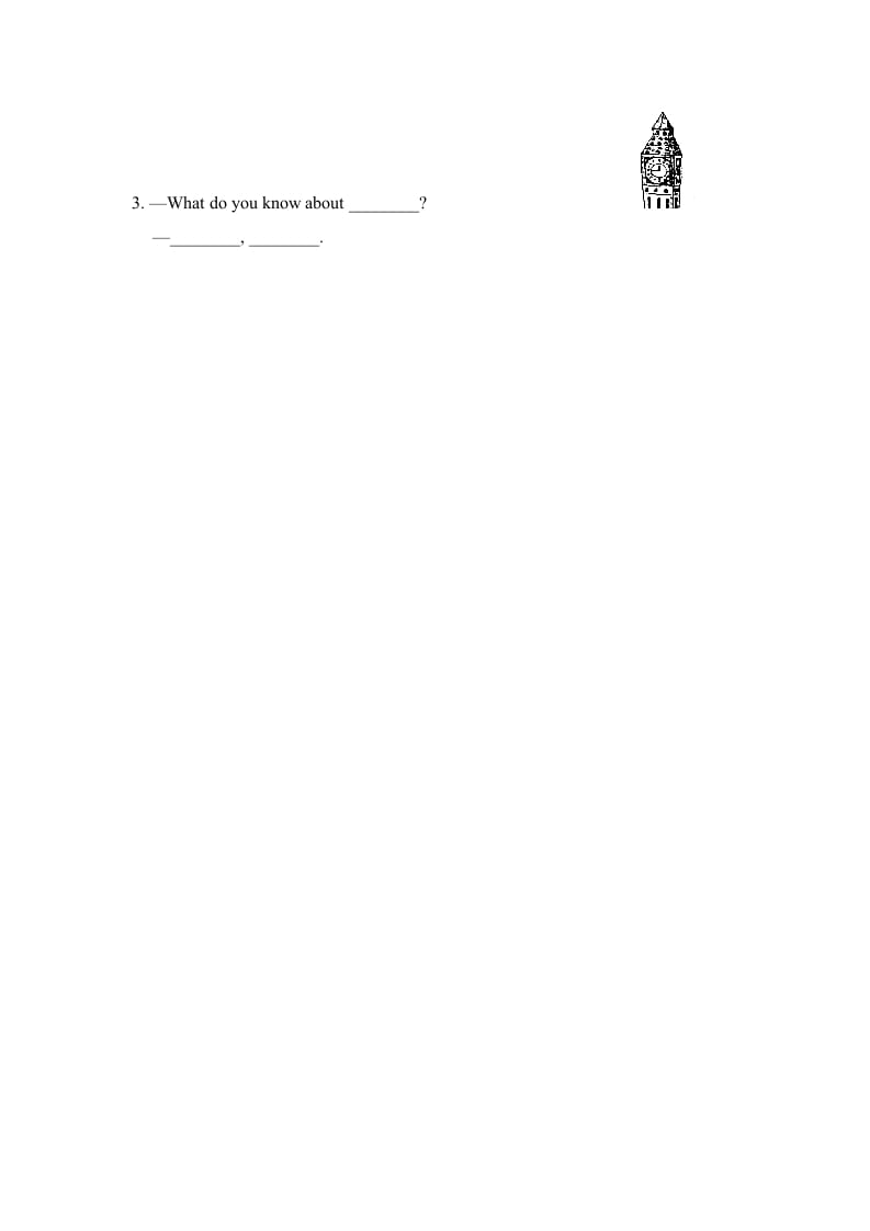 图片[2]-六年级英语上册Unit2_Lesson2课时训练（人教版一起点）-学霸吧