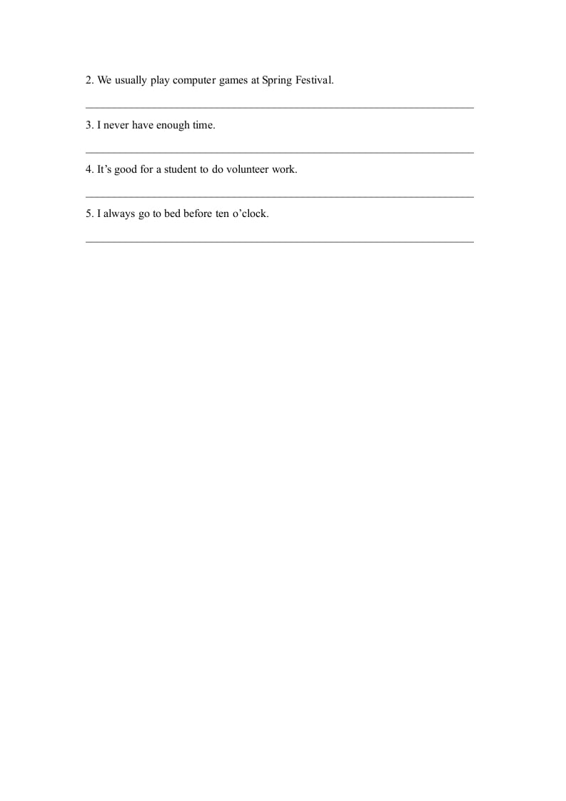 图片[2]-六年级英语上册Unit3_Lesson1_课时训练（人教版一起点）-学霸吧