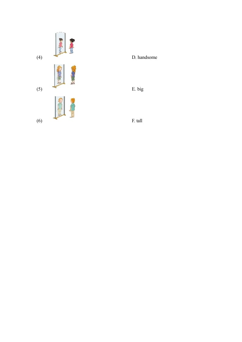 图片[2]-二年级英语上册Unit3_Lesson2课时训练（人教版一起点）-学霸吧