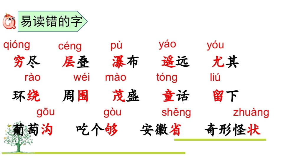 图片[3]-二年级语文上册第四单元复习（部编）-学霸吧
