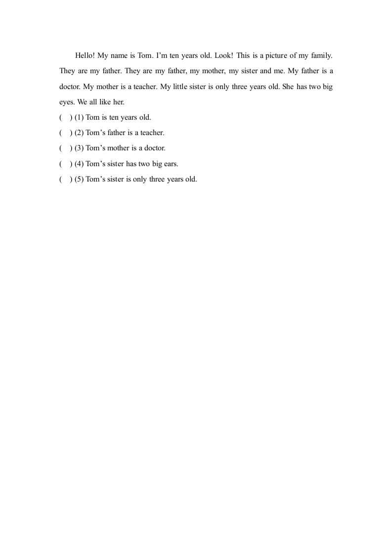 图片[2]-四年级英语上册Lesson12_课时训练（人教版一起点）-学霸吧