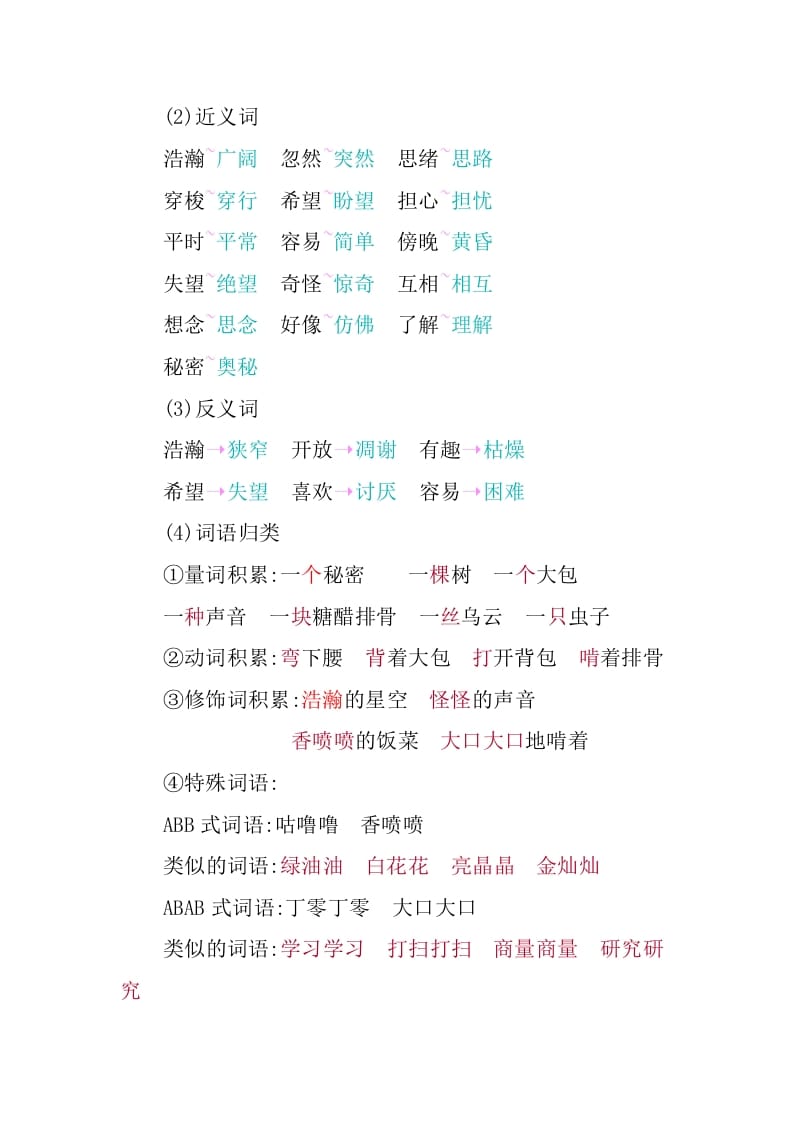 图片[2]-三年级语文下册第五单元知识小结-学霸吧