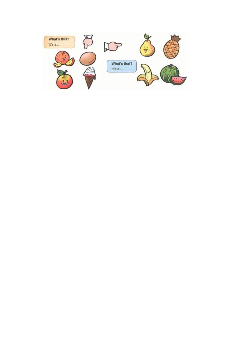 图片[2]-一年级英语上册Unit6+lesson1《Fruit》习题（人教一起点）-学霸吧