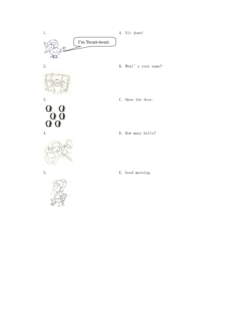 图片[2]-一年级英语上册Colours习(1)（人教一起点）-学霸吧