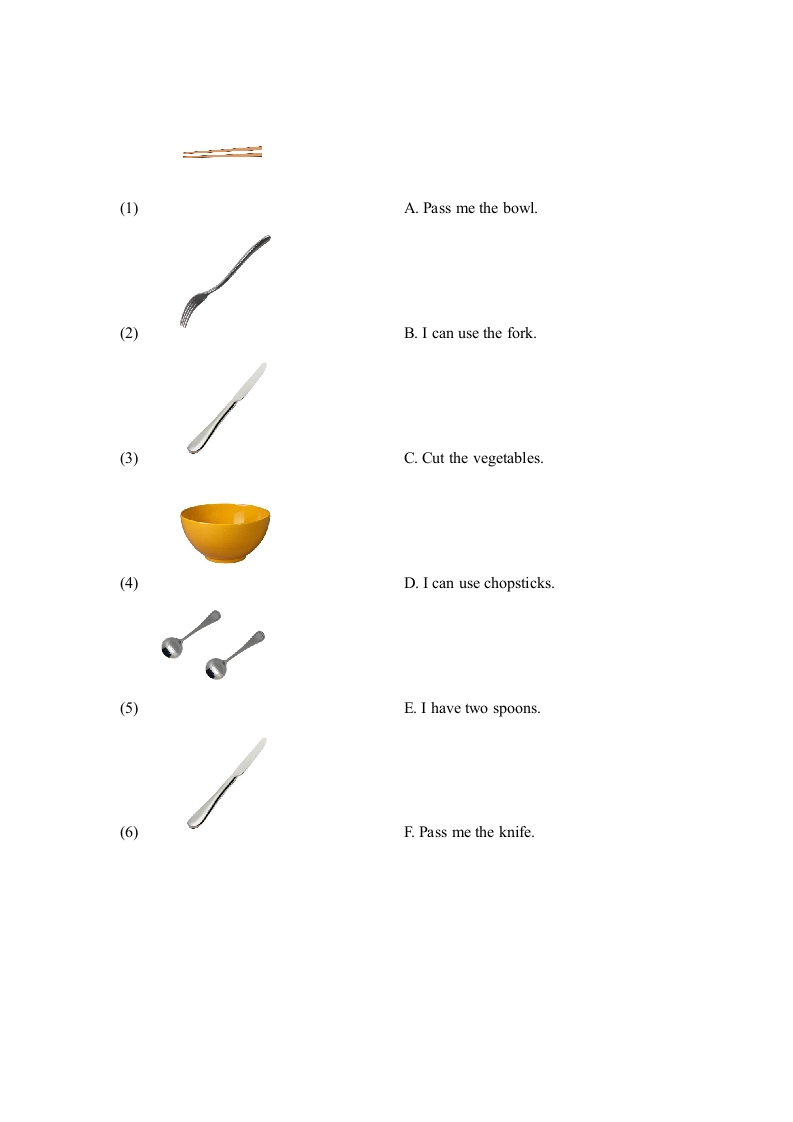 图片[2]-四年级英语上册Unit5_B_Let’s_learn同步习题（人教版一起点）-学霸吧