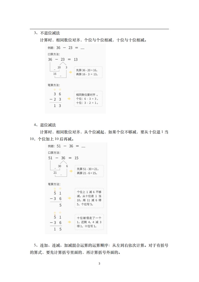 图片[3]-二年级数学上册素材-核心知识点总结人教新课标（人教版）-学霸吧