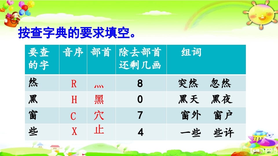 图片[3]-二年级语文上册综合练习（部编）-学霸吧