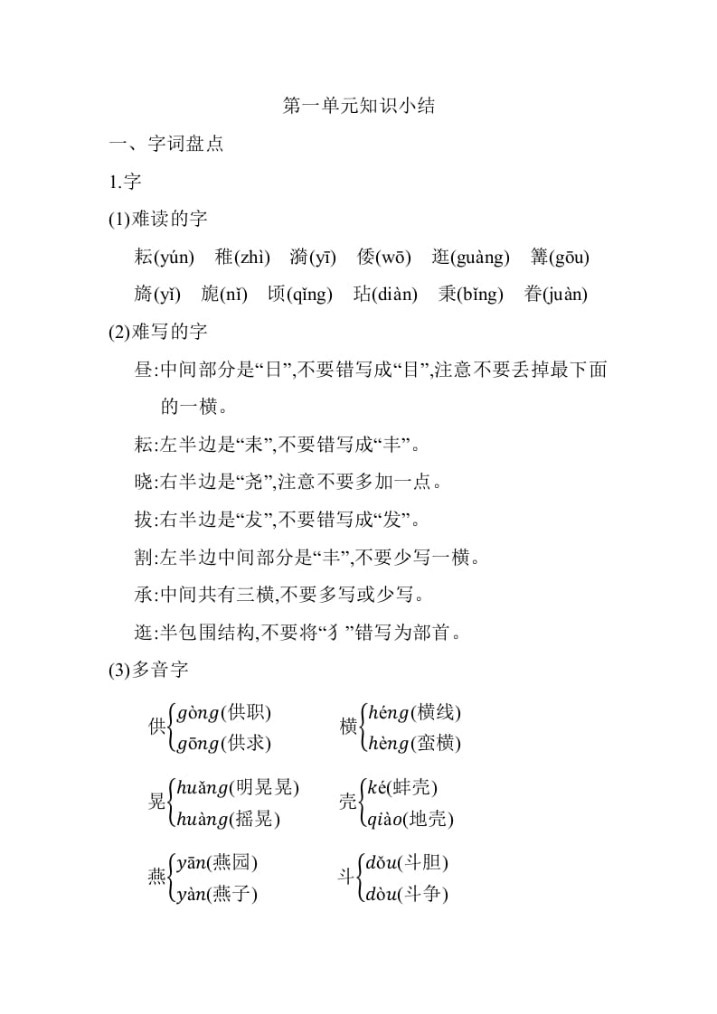 五年级数学下册第一单元知识小结_人教（部编版）-学霸吧