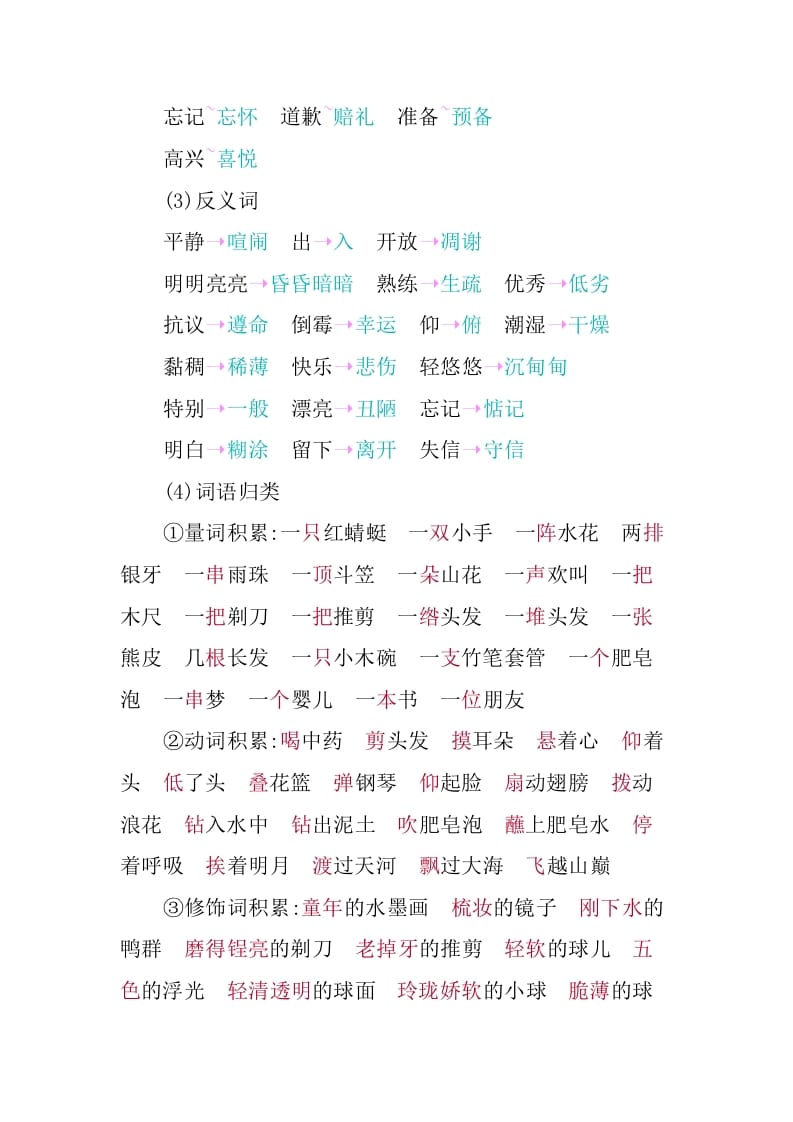 图片[3]-三年级语文下册第六单元知识小结-学霸吧